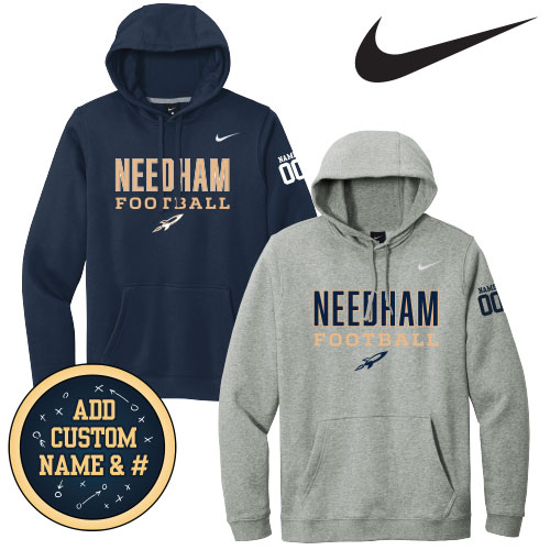 NIKE FLEECE HOODIE w/ NAME & NUMBER