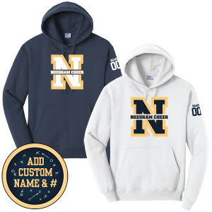 CORE FLEECE PULLOVER HOODIE - CHEER TEAM w/ NAME & NUMBER