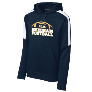 SPORT WICK STRIPED FLEECE PULLOVER HOODIE