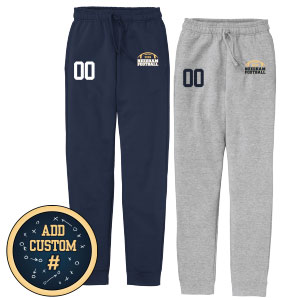 CORE FLEECE JOGGERS w/CUSTOM NUMBER