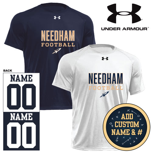 UNDER ARMOUR LOOSE GEAR TEE w/ NAME & NUMBER