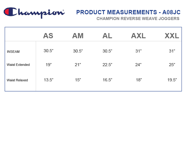 SIZING CHAMPION CROSS WEAVE JOGGERS