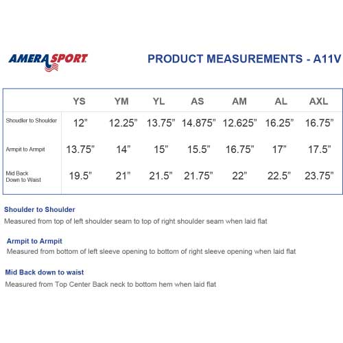 LADIES VINTAGE MUSCLE TEE SIZE CHART