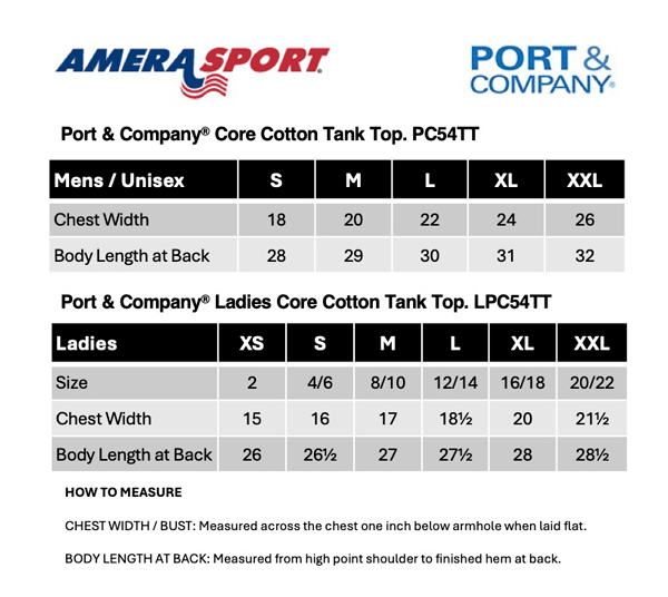 PC54TT LPC54TT SIZING CHART