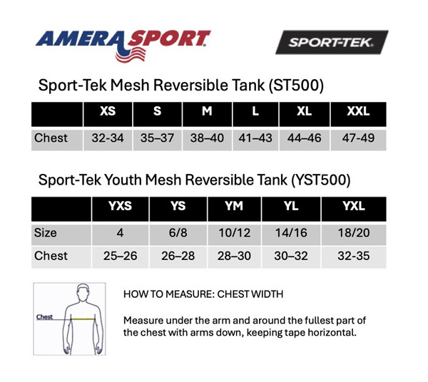 ST500 SIZING CHART