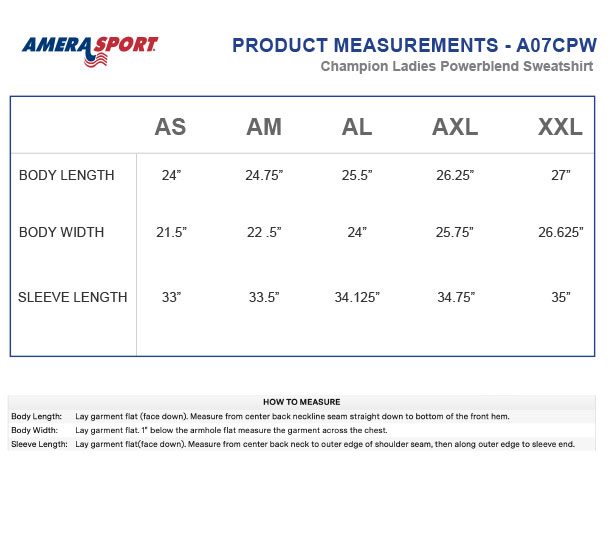 SIZING A07CPW
