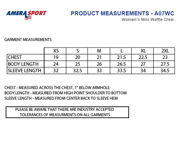 SIZING A07WC