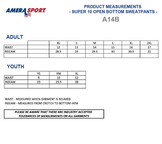 SIZING A14B - SUPER 10