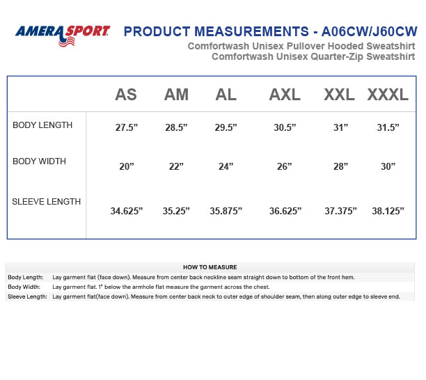 SIZING J60C A06CW