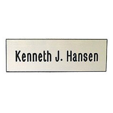 ENGRAVED NAMEPLATE FOR RHINO CAMP TRUNK