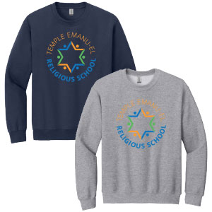 HEAVYWEIGHT CREWNECK SWEATSHIRT - RELIGIOUS SCHOOL LOGO